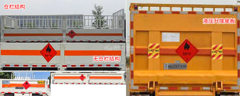 东风途逸气瓶运输车(图3)