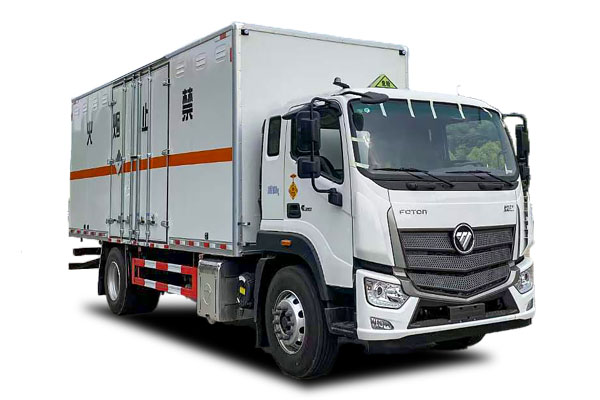 福田10吨杂项危险物品厢式运输车（6.2-6.8米）